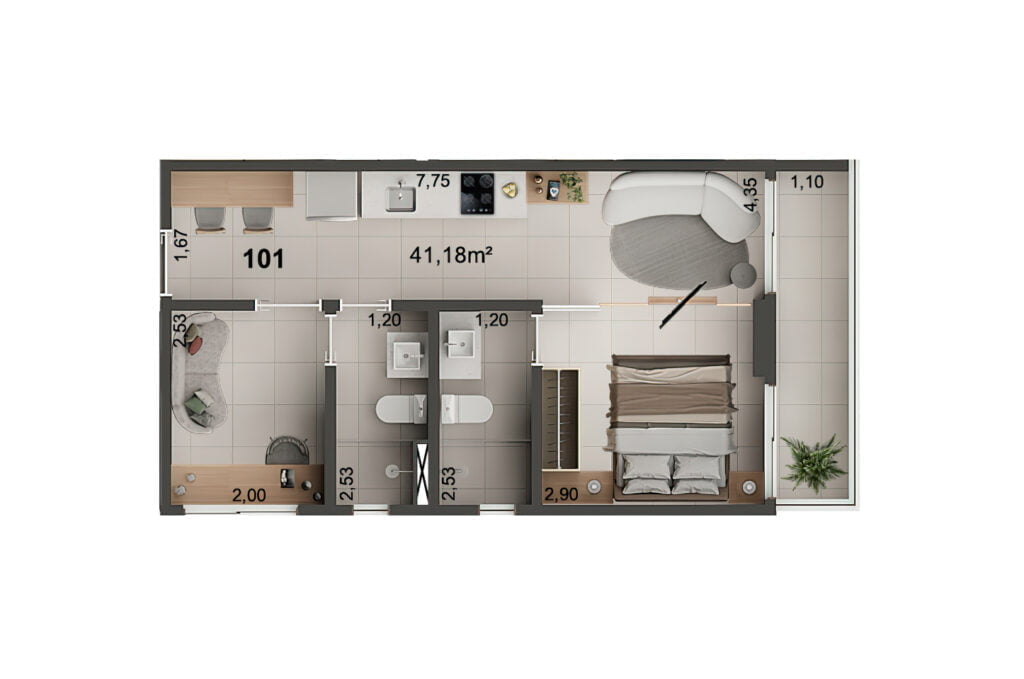 41_GAL-AMO_GAR-HAU_PB_PAV01-APT-101 (40,83m²)_R01